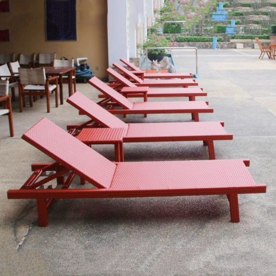仿藤沙滩躺椅YT-391BC-1