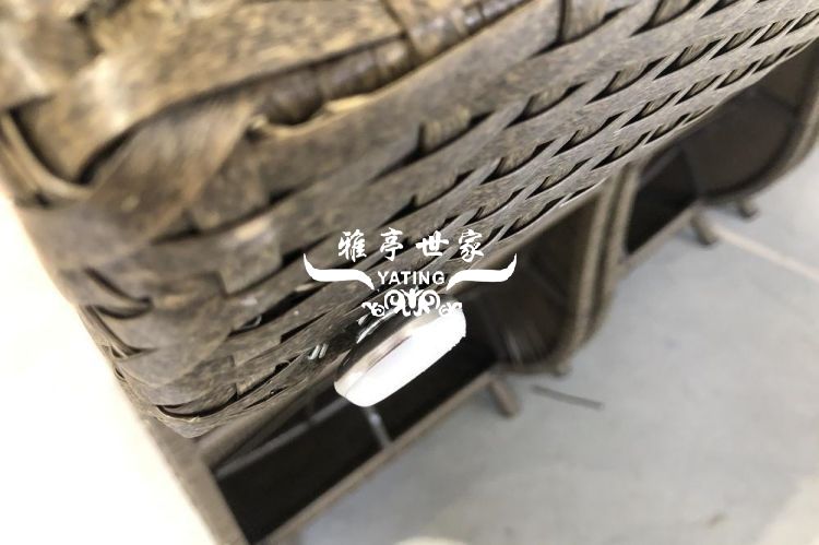 户外藤编躺椅YT-191BC-2 应用效果展示