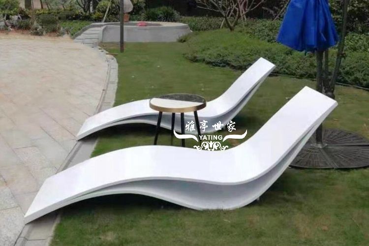不锈钢景观躺椅 应用效果展示