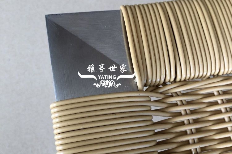 不锈钢编藤躺椅 应用效果展示