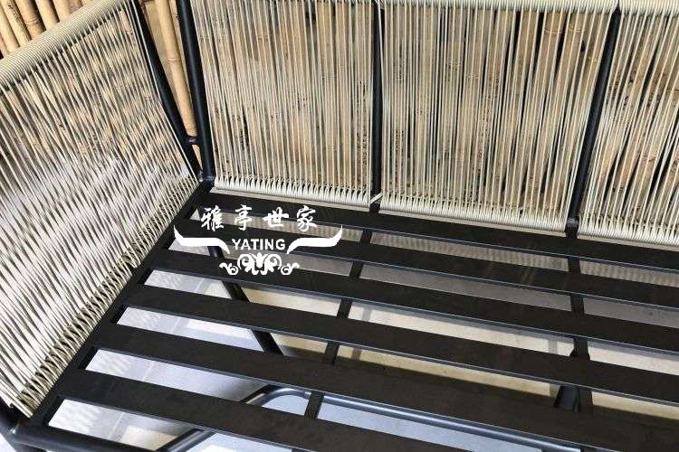 铝合金编藤沙发YT-1210 应用效果展示