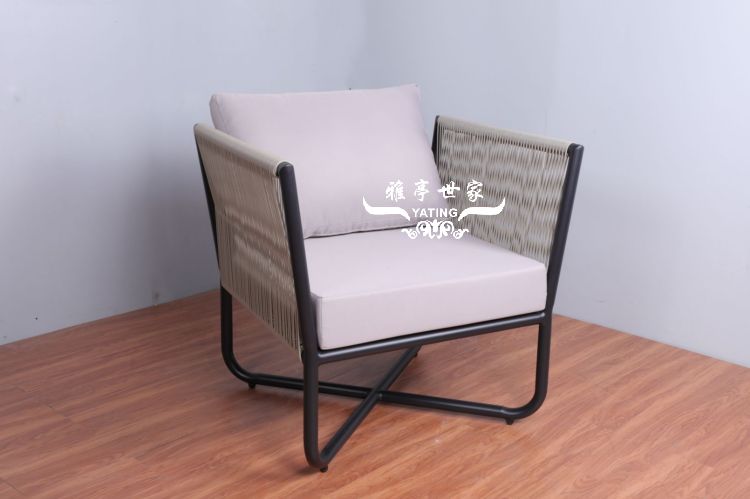 铝合金编藤沙发YT-1210 应用效果展示