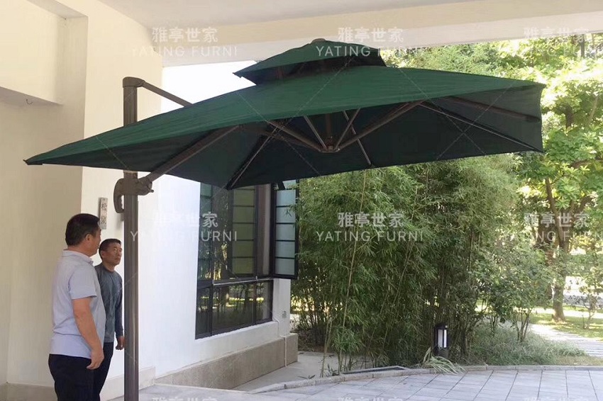 双顶罗马伞YT-535-1U 应用效果展示